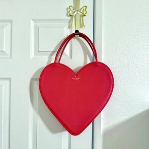 Kate Spade Red Heart Doily Bag Tote - Rare